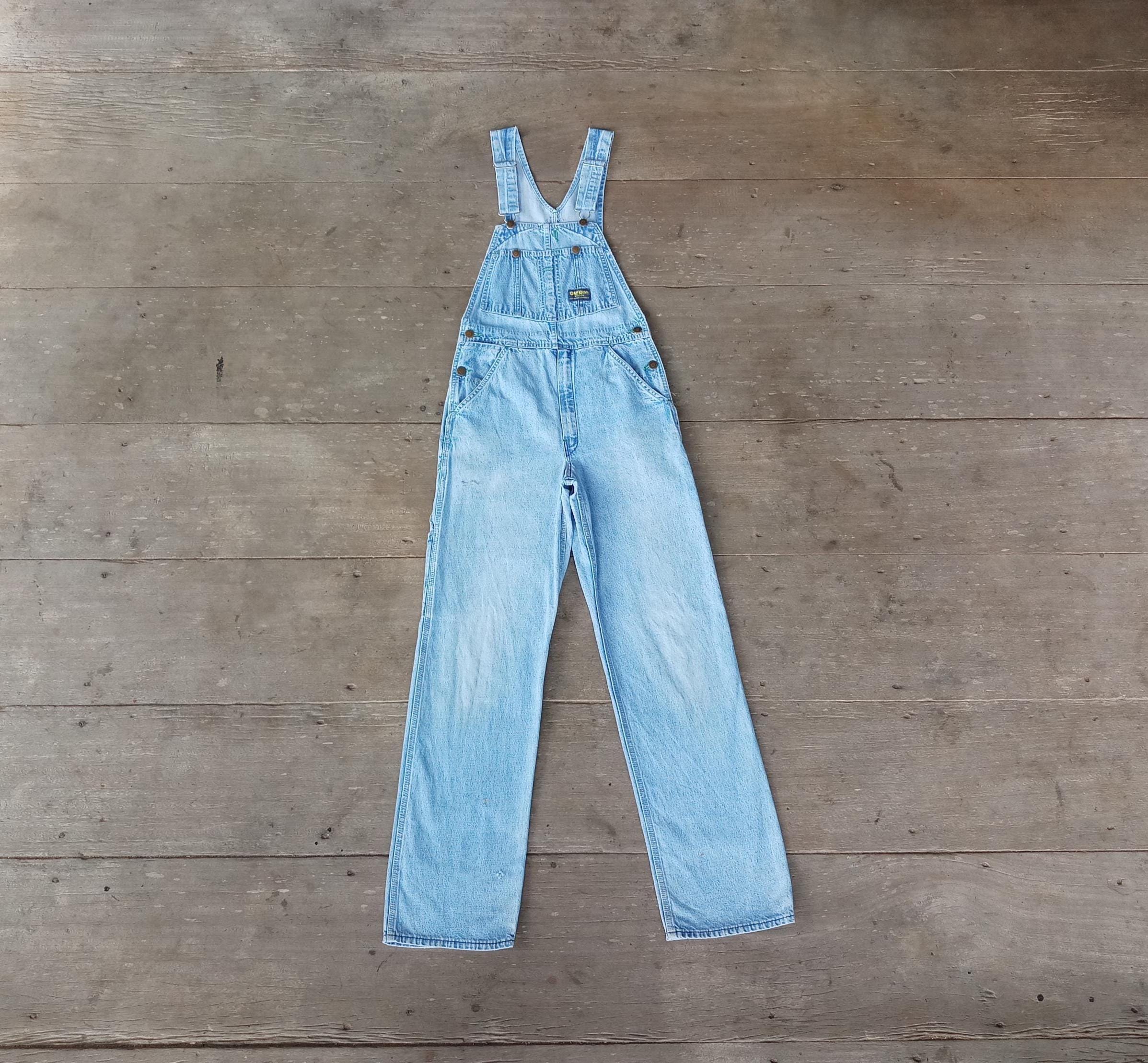 ヴィンテージ 60s 状態○ L～XL OSHKOSH カバーオール USA製 60s- OSHKOSH キルティングライナー デニム カバーオール USA製