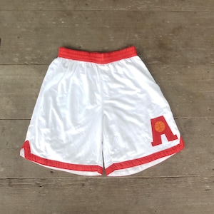 Short de basketball vintage des années 90 : vêtements pour hommes rétro faits main au Japon (L W34-W38)