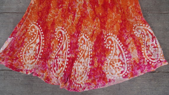 Beautiful ,Vintage Bohemain rayon dress india siz… - image 6