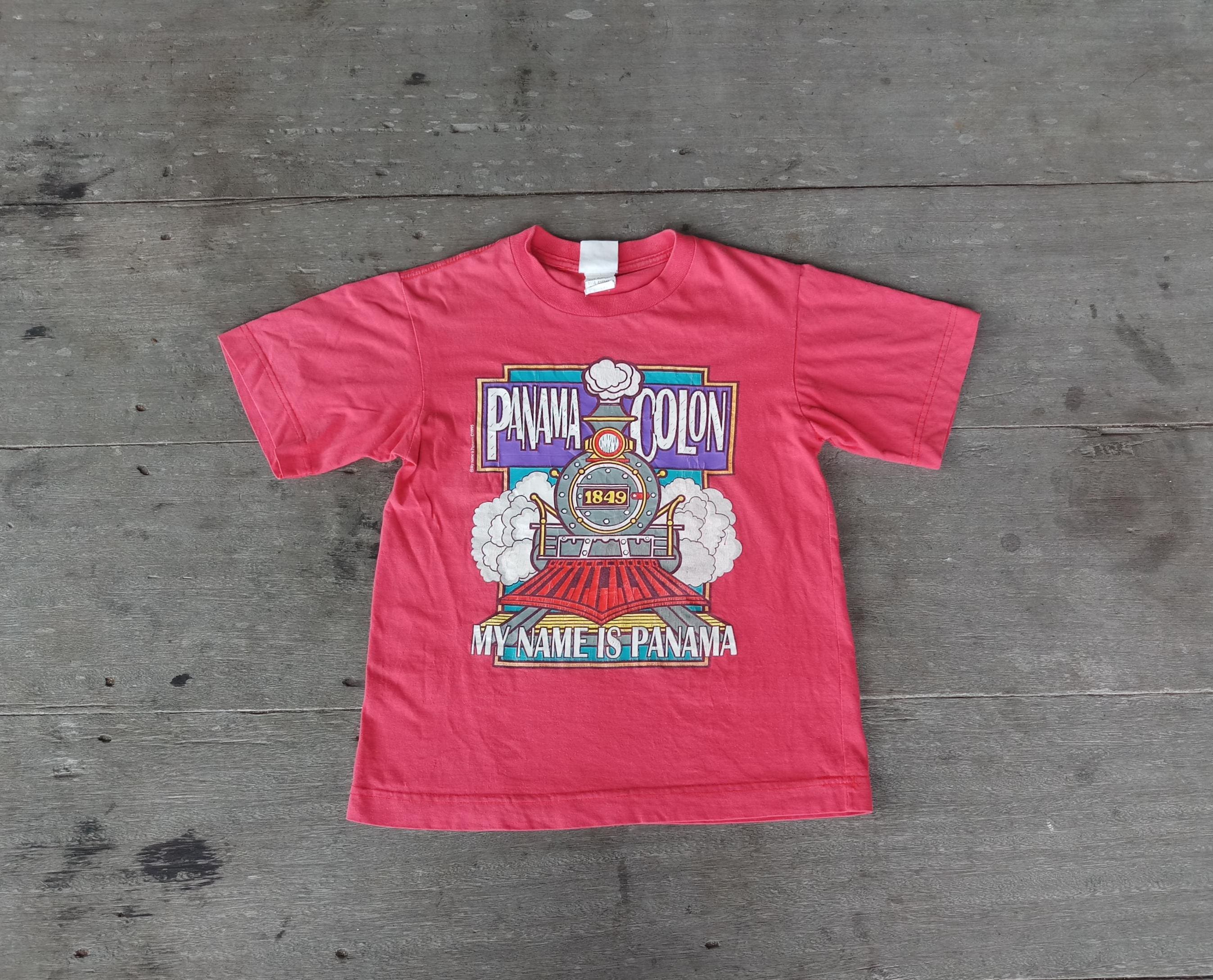Vintage 1995 Red Panama Colon T Shirt Size XS-S ,my Name is Panama