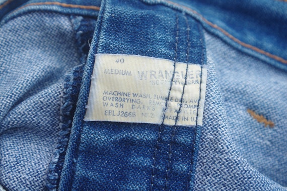 faded jeans vintage 60s 70s wrangler W39 W40,wran… - image 4