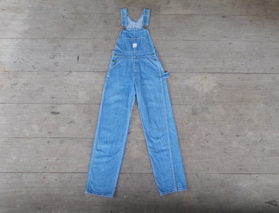 Perfect,vintage 70s 80s Pointer Brand Denim Overalls Size XS W23 W26 L32 ,overalls  Bib,retro,hipster,cool, Made in Usa. 