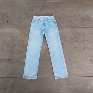 Vintage Faded Levis 501 Jeans: Women&#39;s W28 L30, Made in USA