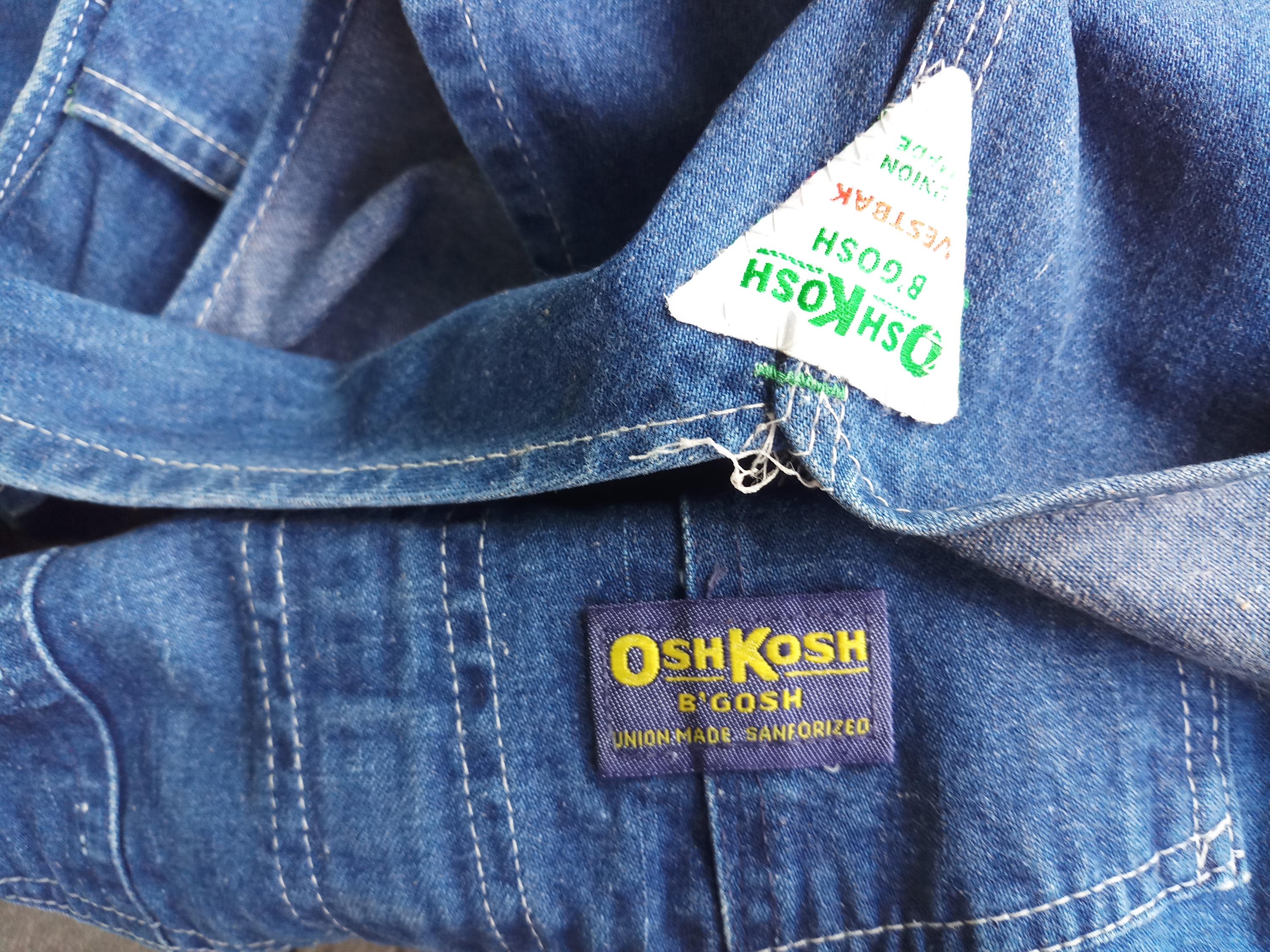 Vintage 60s Oshkosh Denim Overalls: Union Made, Sanforized (W32