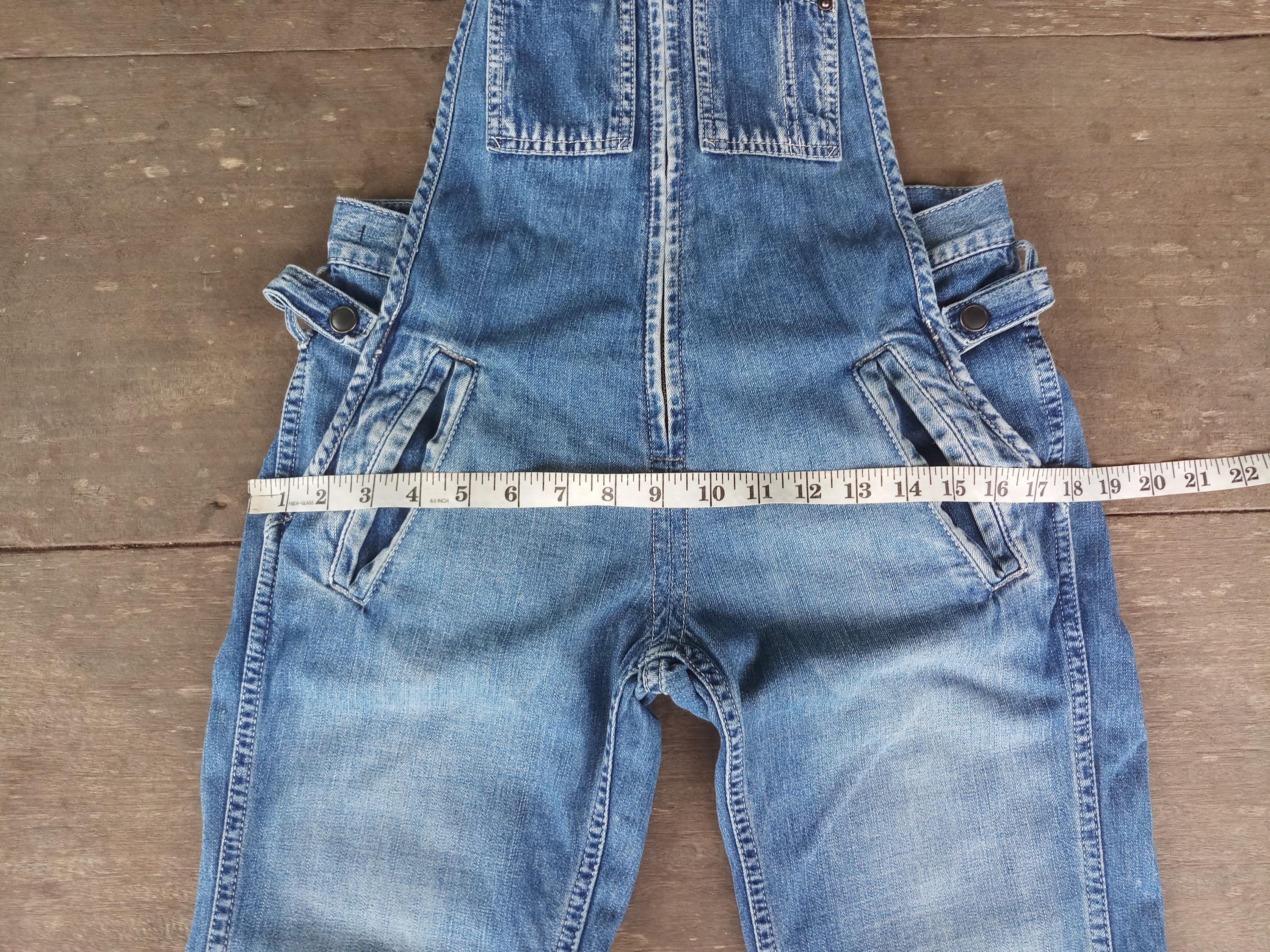 Zipper Front Johnbull Overalls W26 W27 L33 ,overalls Boot Cut