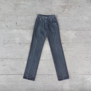 Jeansy Vintage Rockies High Rise Black z lat 80. W26 L33.5