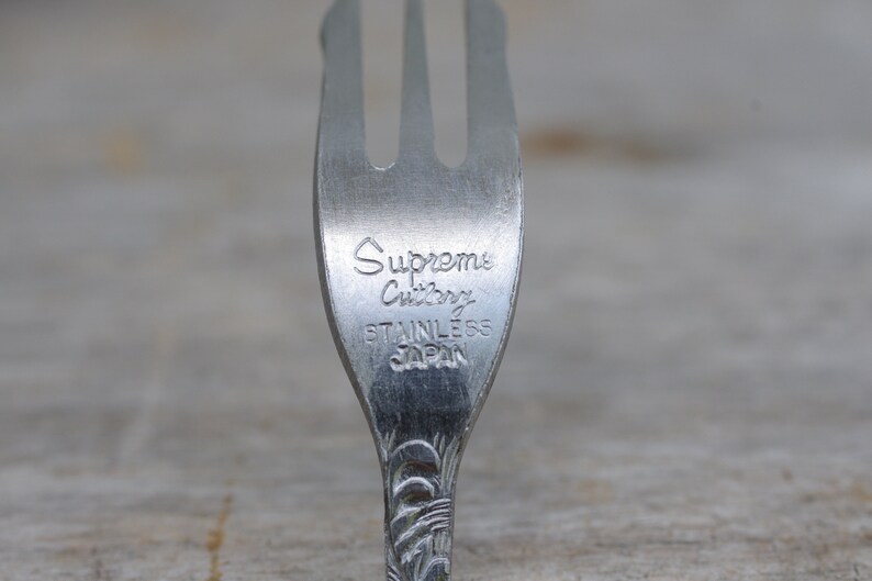 Vintage 4pcs Fork Stainless Supreme Japan Stainless Small,4pcs Fork
