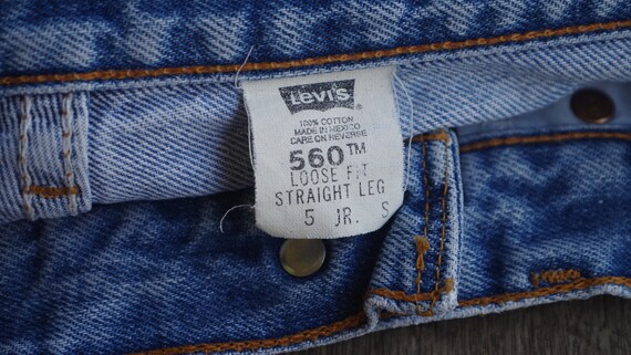 Beautiful ,Faded jeans,Vintage  levis 560 Loose f… - image 8
