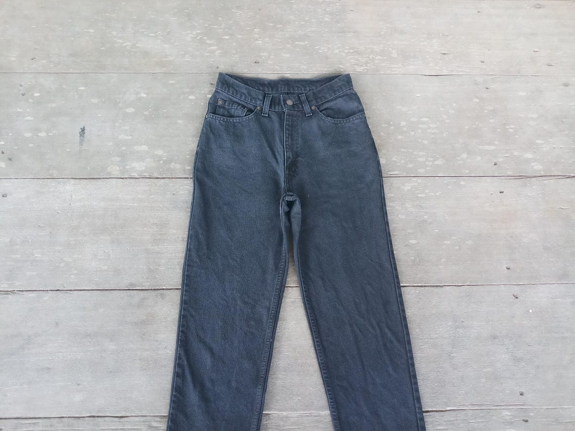 Vintage Black Levis 512 Slim Fit Jeans: W27 L30,canada made, photo 2 of 5