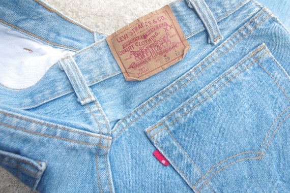 Beautiful,Faded jeans,vintage  levis 701  student… - image 7