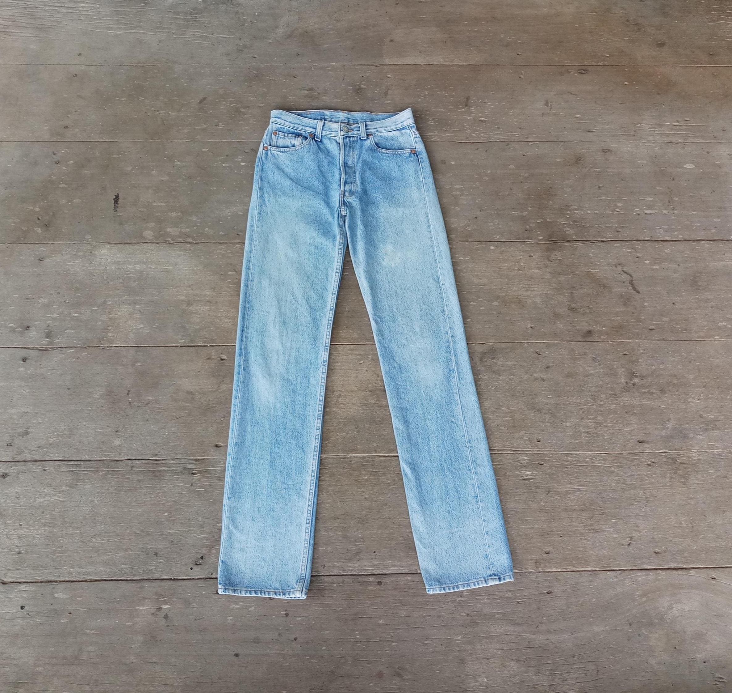 80's vintage LEVI'S501 USA製 （実質W29 L30） Levis 501 Jeans W29 L30 Vintage 501s Blue Stonewash Faded