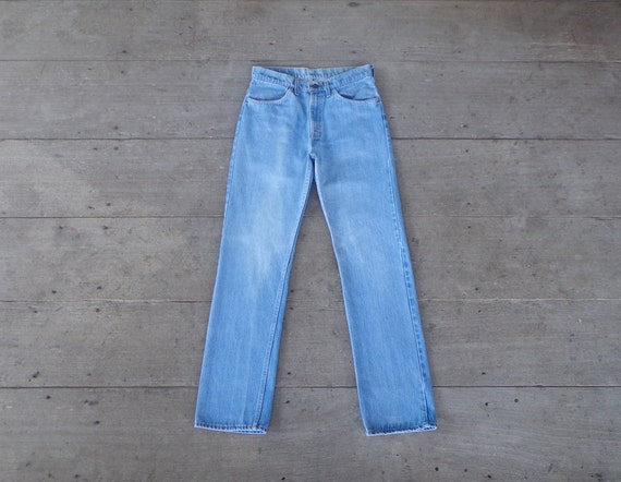 Faded Jeans ,vintage 70s 80s Levis 519 Orange Tab W32 L32.5 ,SF 