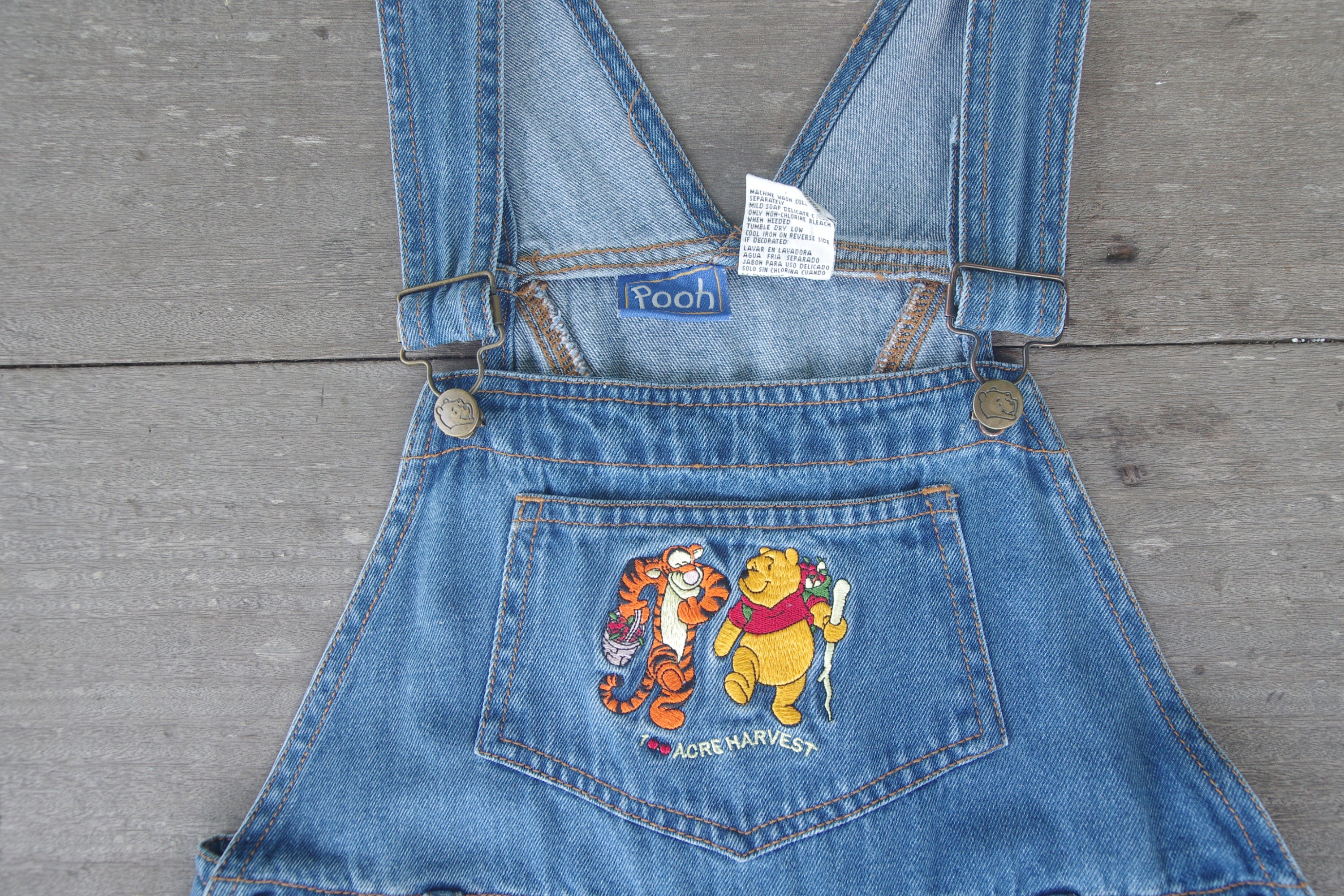 Perfect Vintage 90s Winnie the Pooh Tigger Overalls Size XS - Etsy