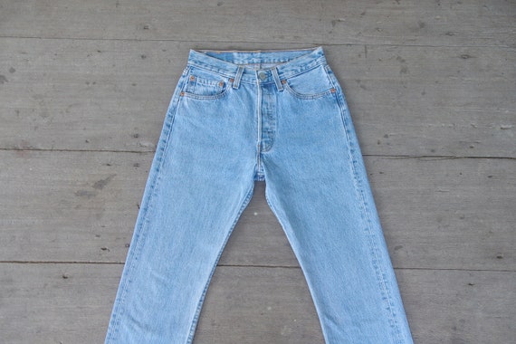 Perfect, Faded jeans, vintage levis 501 W26 L27.5,