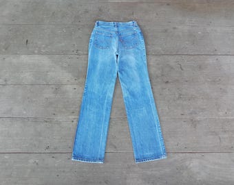 Vintage 70s 80s Levis 646 0217 Orange Tab W33 L32, Levis Bell