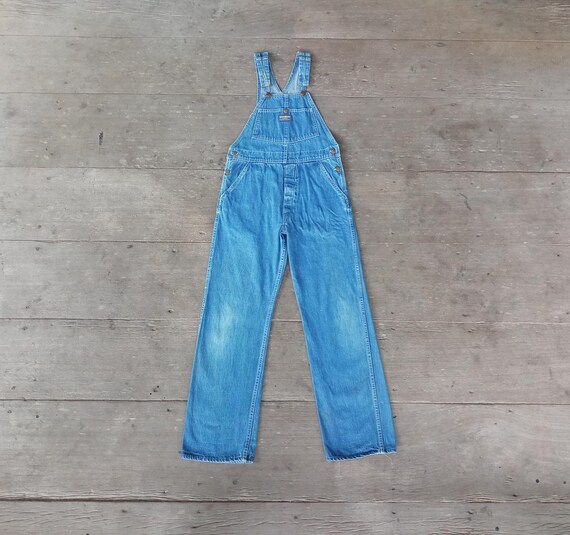 Vintage 60s Oshkosh Denim Overalls: Union Made Sanforized XS - Etsy
