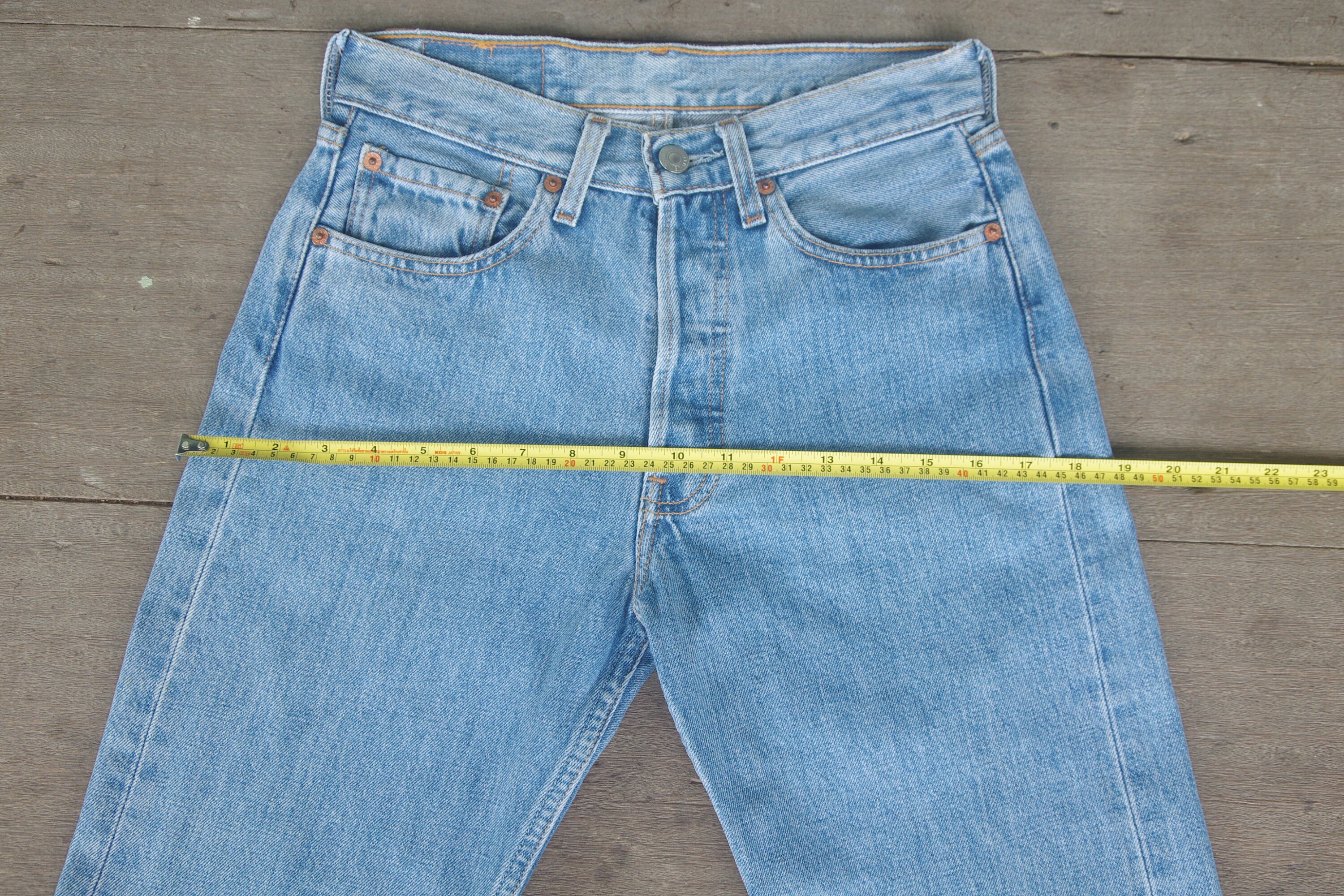 Perfectfaded Jeans Vintage Levis 501 Blue Jeans W26 W27 - Etsy