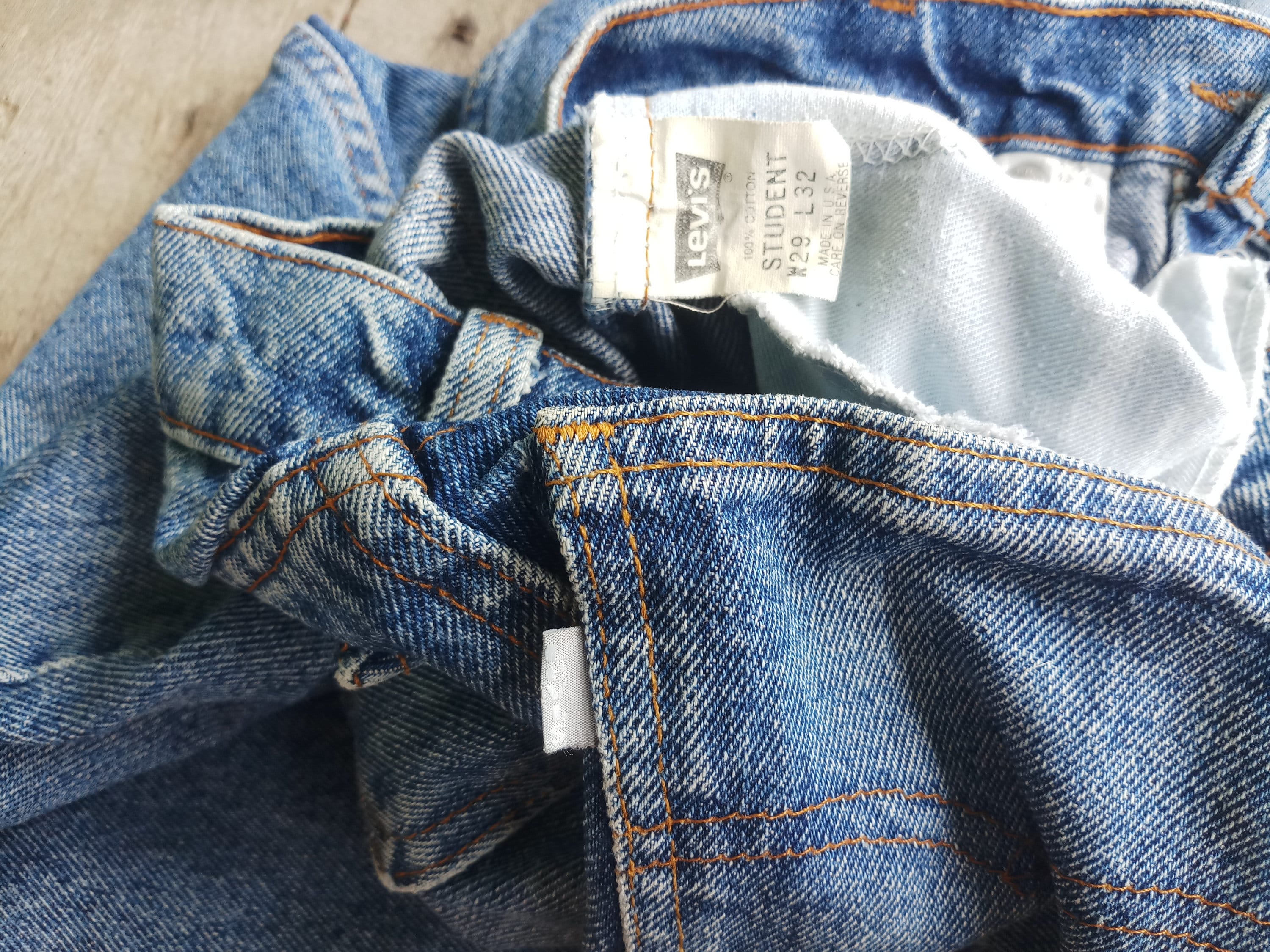Vintage Levi's 750 Jeans: Student Fit Denim, Made in USA (W29 L31