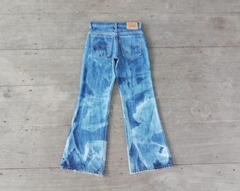 Vintage 70s Levis 684 Orange Tab Bell Bottom Jeans - W26 L31 - Etsy