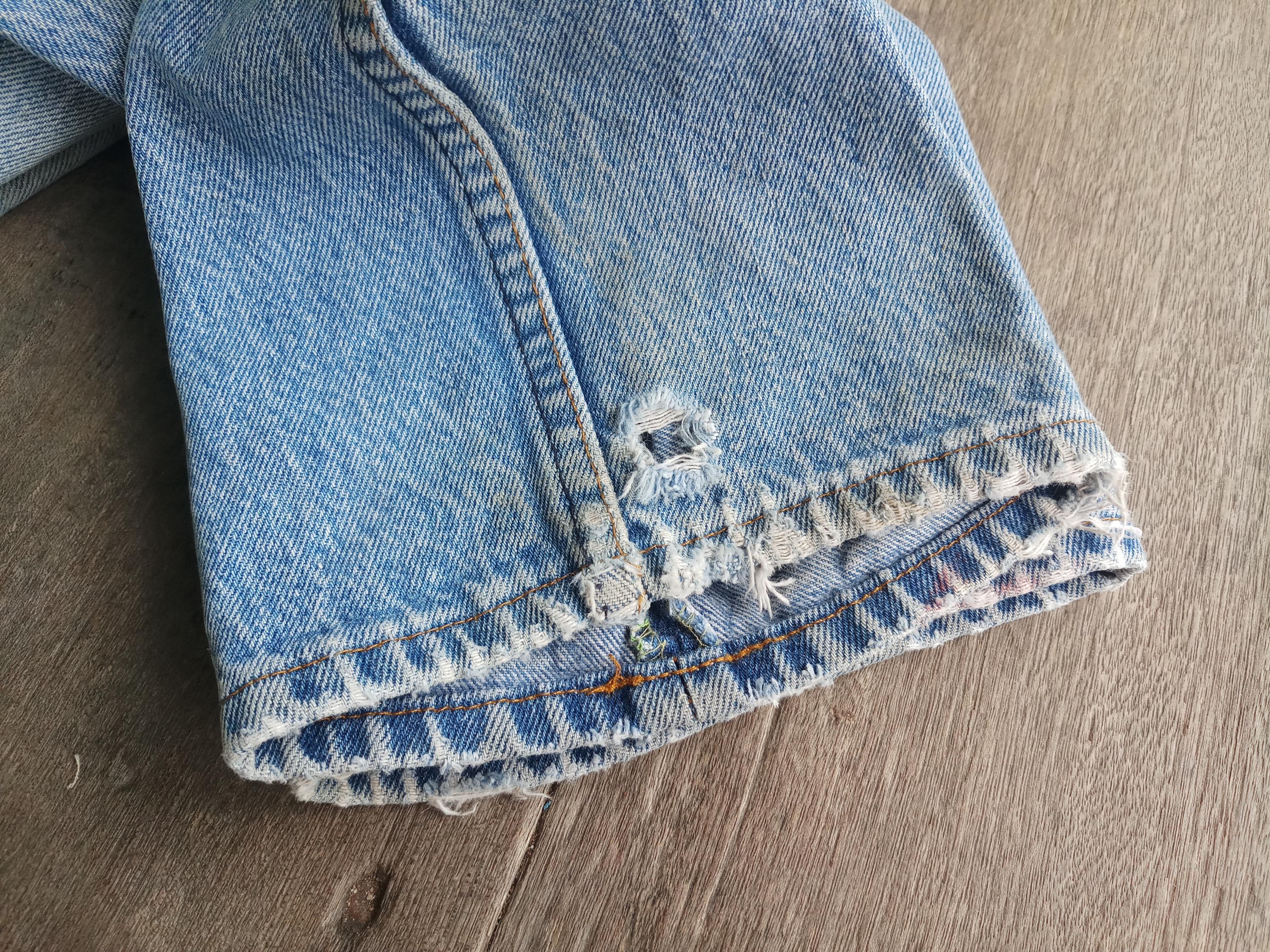Vintage 80s Levis 701 Jeans: Faded Denim, Ripped, W28 L29 - Etsy