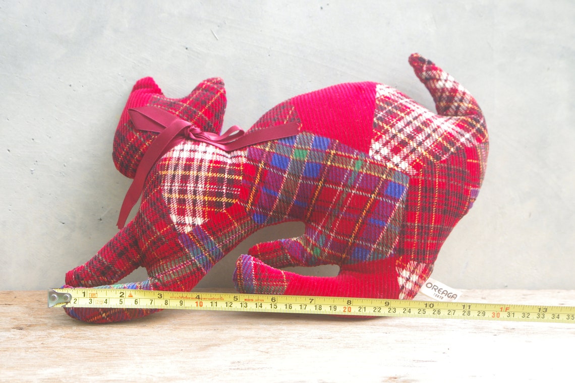 Japanese Cat Doll oreaga Tokyo Brand scottish Patternjapan Etsy