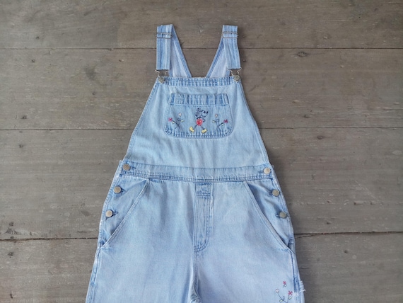 Vintage 90s Mickey Mouse Denim Overalls, Disney Store Size S - Etsy