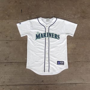 Vintage Seattle Mariners Jersey: Majestic Baseball Shirt, Size S