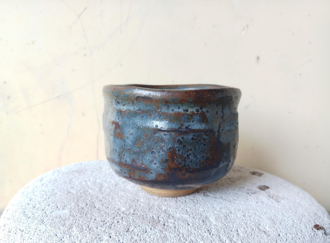 ヴィンテージ志野茶碗：日本の伝統的な抹茶カップ - Etsy 日本