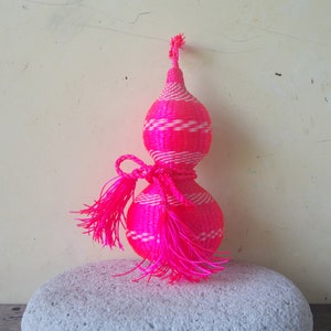 Vintage Kimekomi Wu Lou Gourd: Japanese Feng Shui Decor