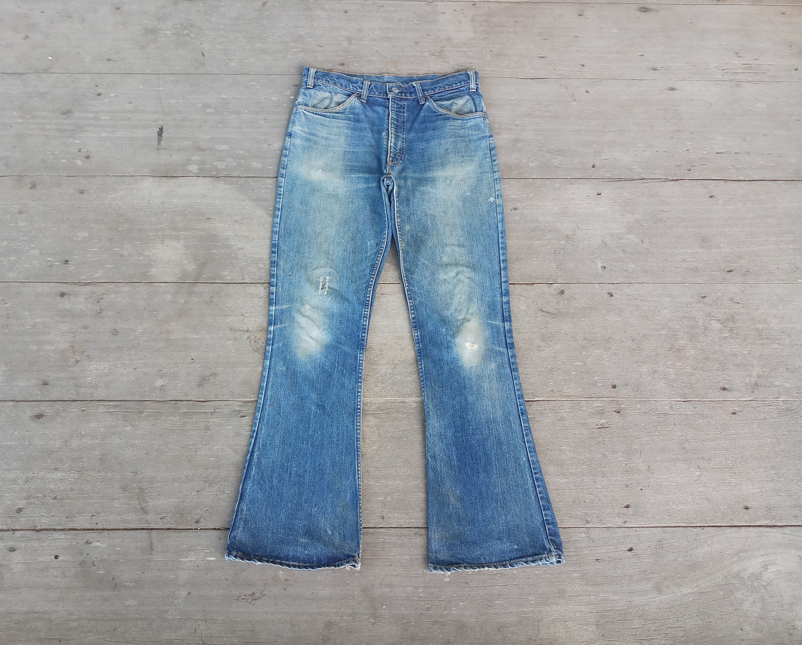 Vintage 70s 80s Levis 646 0217 Orange Tab W33 L32, Levis Vintage 70s 80s Levis 646 0217 Orange Tab W33 L32, Levis