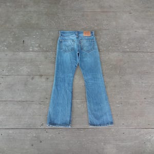 Vaqueros Levi's 527-517 vintage: Denim azul, corte bota (W29 L30)