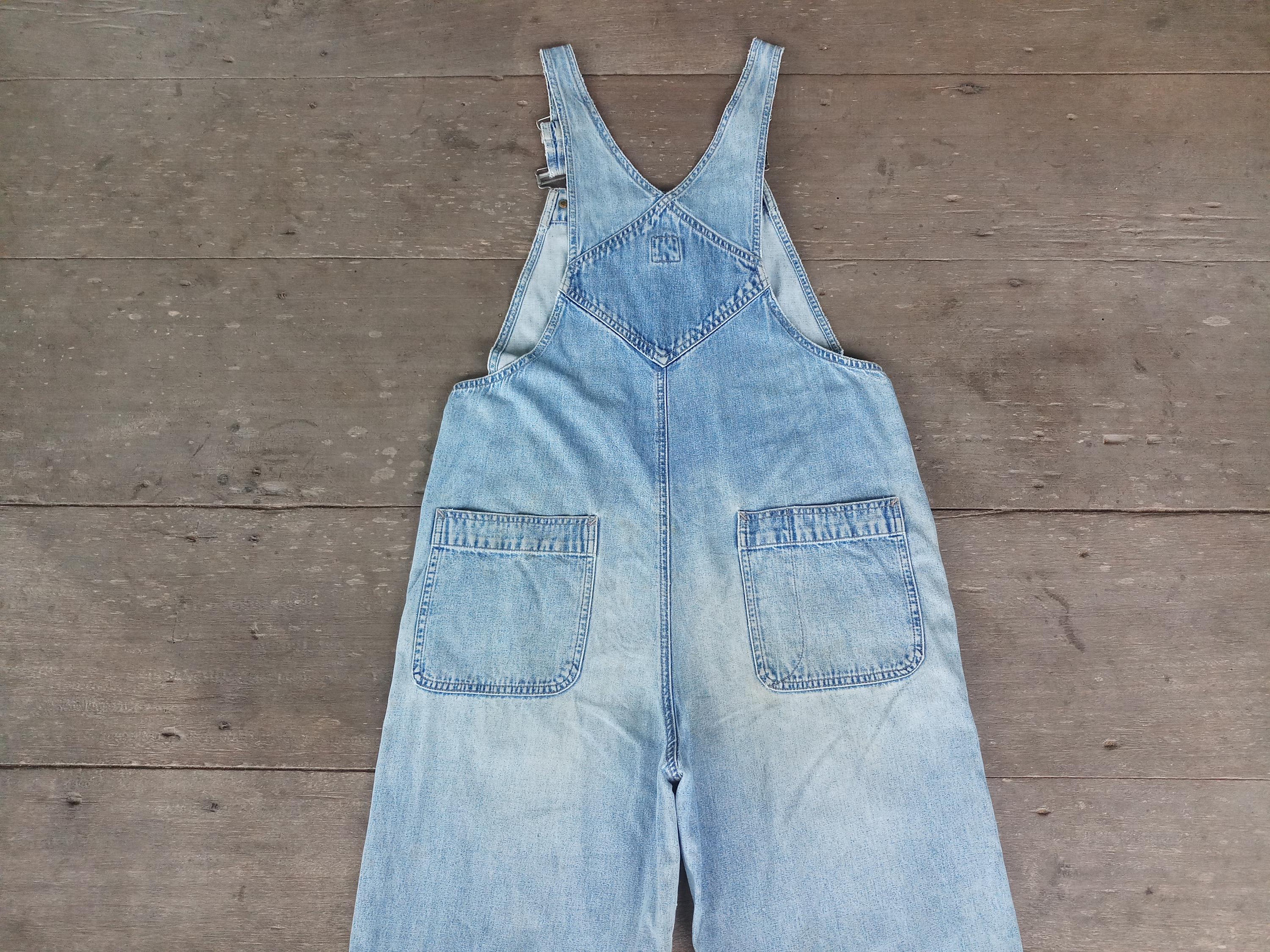 オーバーオール euro vintage 80s 90s Vintage 80's Acid Washed Overalls (S-M) - Etsy