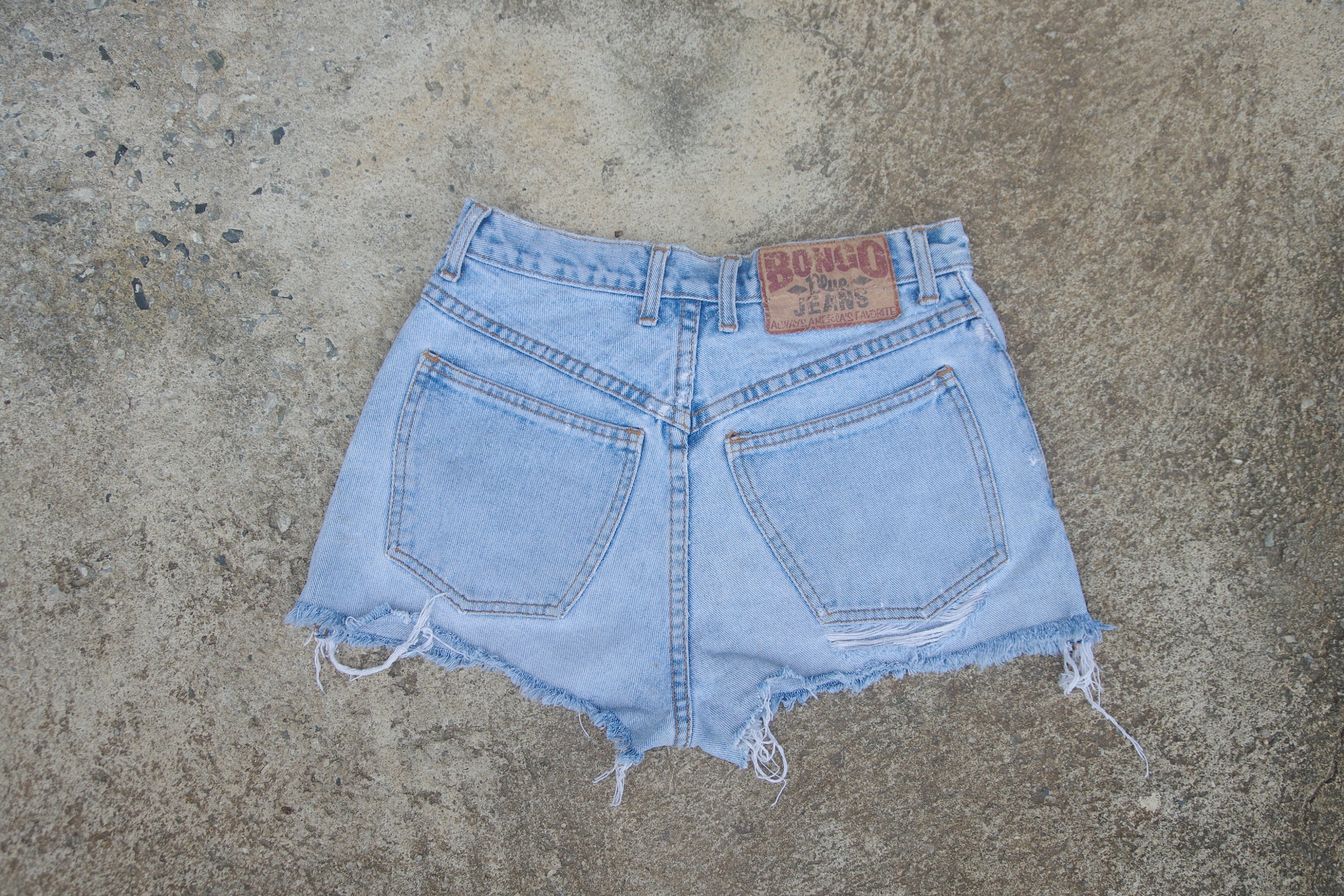 Faded Jeans vintage 80s 90s Bongo Jean Shorts W26 Bongo Cut - Etsy