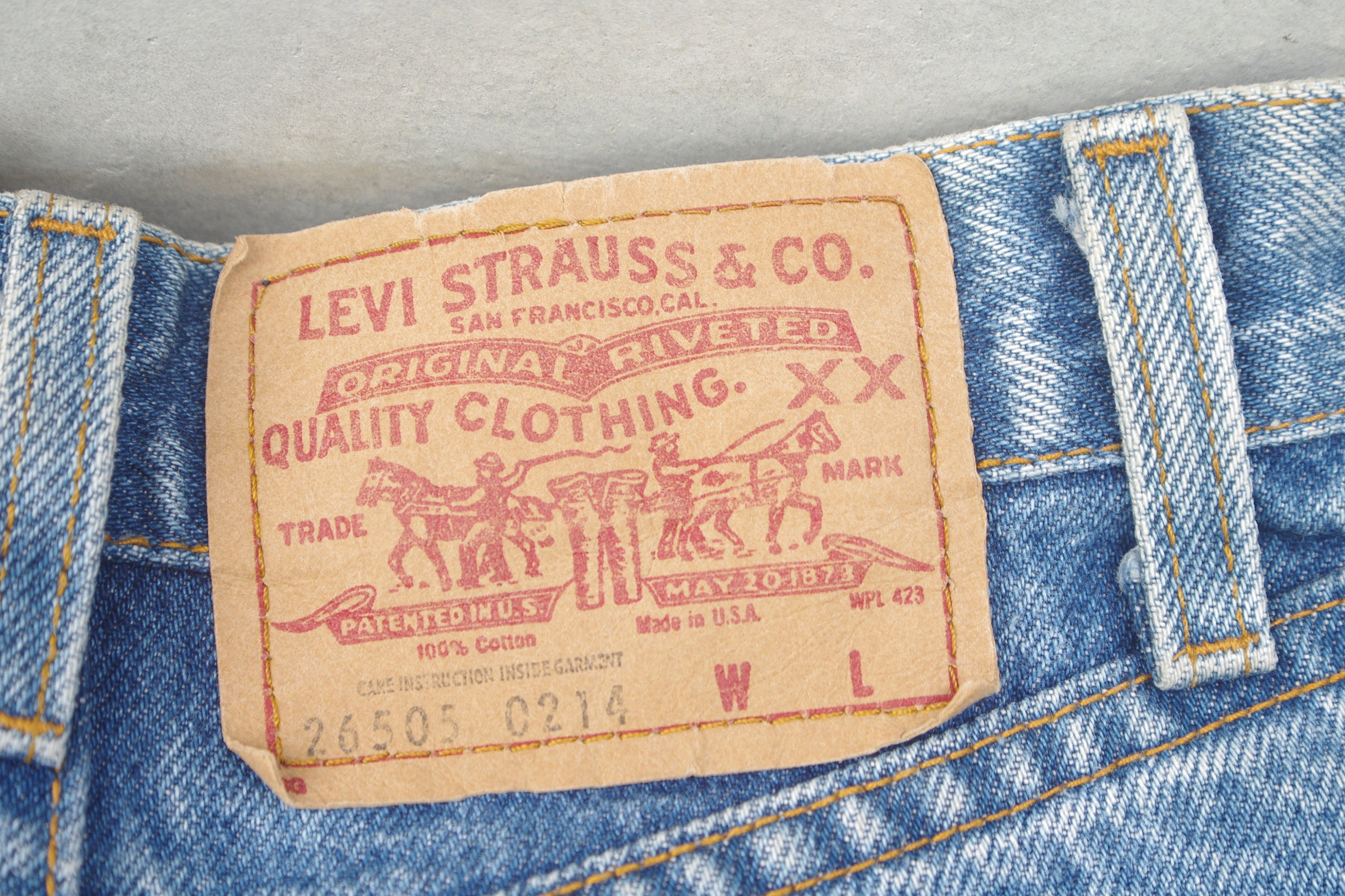 Vintage 80s levis 505 Blue Jeans W24 W25 for Women jeans - Etsy