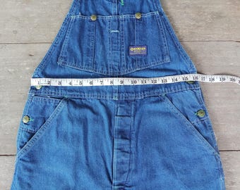 Vintage 60s Oshkosh Denim Overalls: Union Made, Sanforized (W32