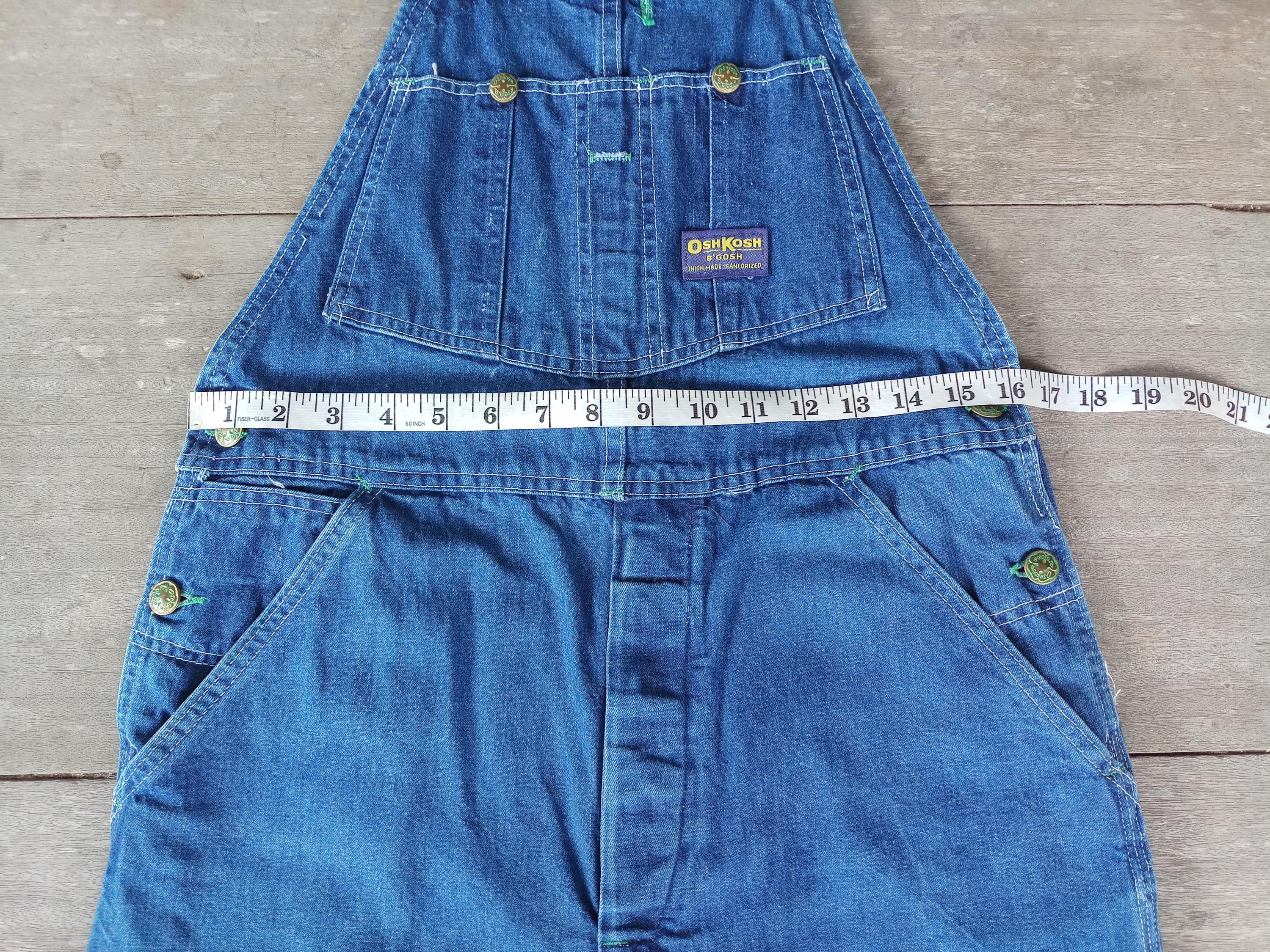 Vintage 60s Oshkosh Denim Overalls: Union Made, Sanforized (W32