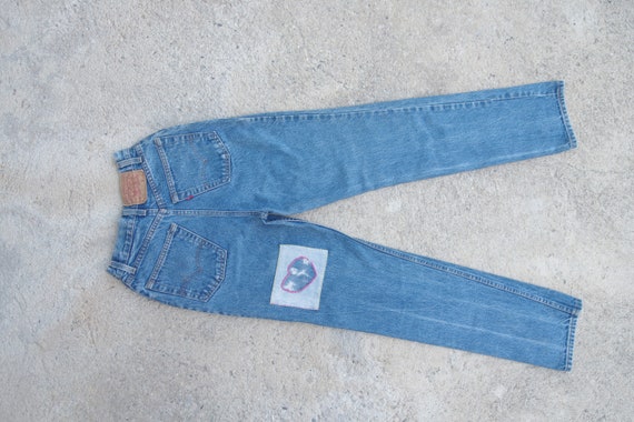 Vintage 80s ,levis 505 Blue Jeans W24 W25 ,for wo… - image 3