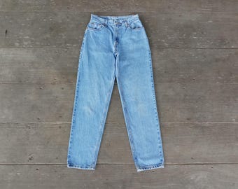 Jeans Levi's 550 vintage desgastados: Denim para mujer, W27 L30