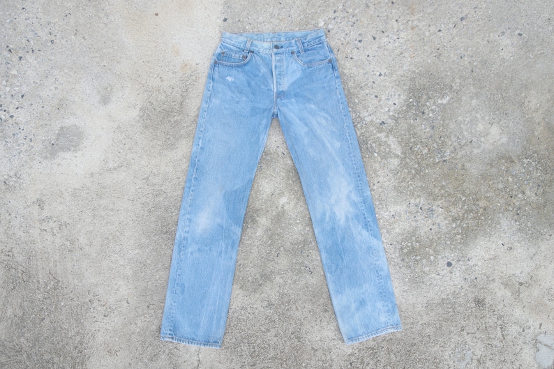 Jean Levi's Vintage 1988 – Modèle Student 7505-02, Taille W27 L28, Made In USA, Coupe Droite