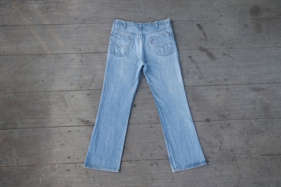 Faded Jeans ,vintage 80s Levis 517 Orange Tab W34 W35 L31, Levis 