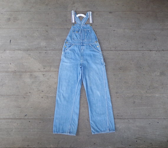Vintage CARTERS Denim Overalls: 60s 70s Bib Overalls, Made in USA