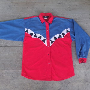 Vintage Roper Western Shirt: 70s Pearlsnap Cowboy Cowgirl Top, Size M