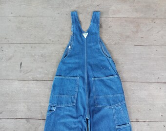 Vintage 60s Oshkosh Denim Overalls: Union Made, Sanforized (W32