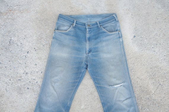 Faded jeans,vintage Lee Blue Jeans W34 ,Lee 60s 70