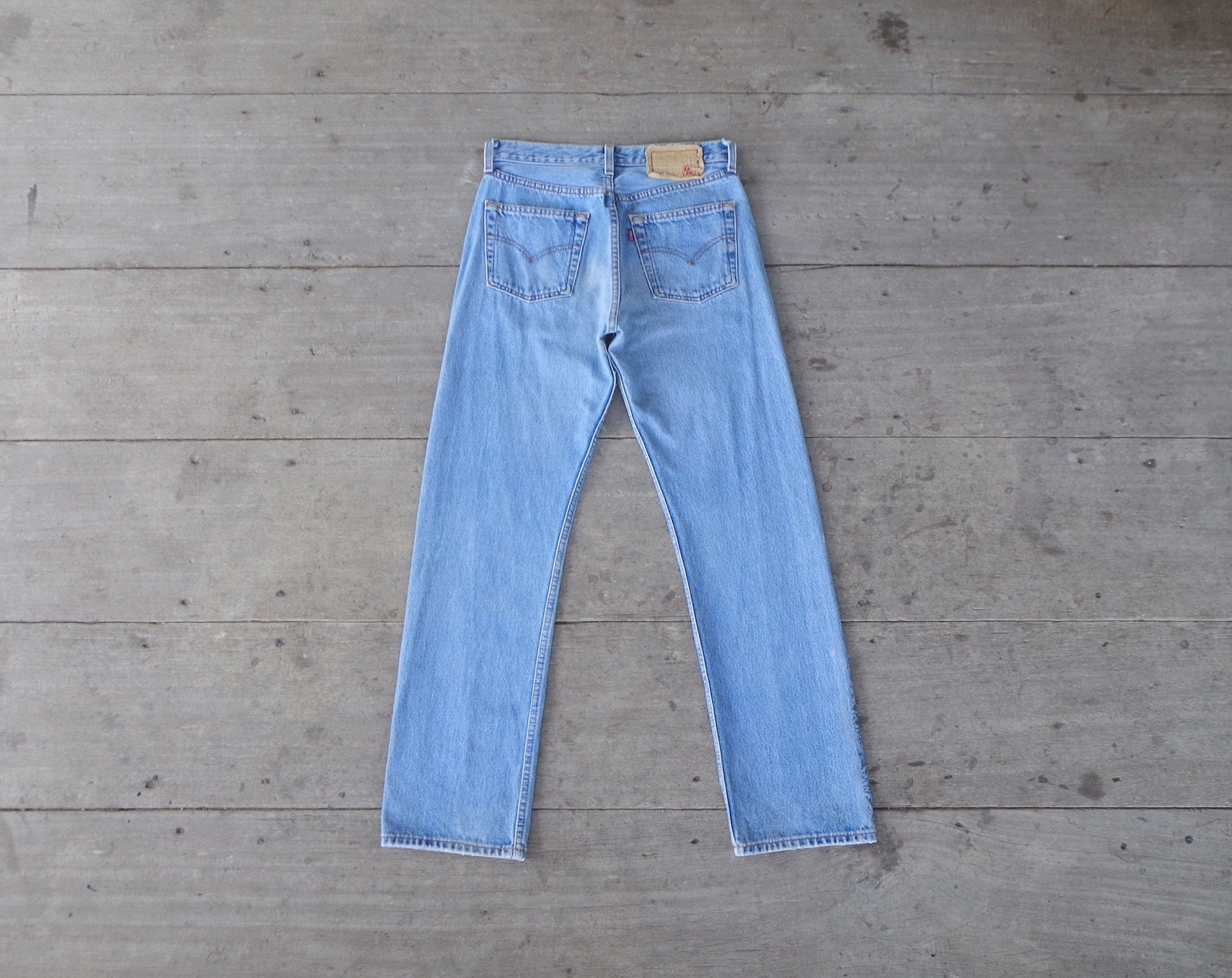 Vintage Levis 501 Jeans W28 L30: Japanese Custom Denim - Etsy