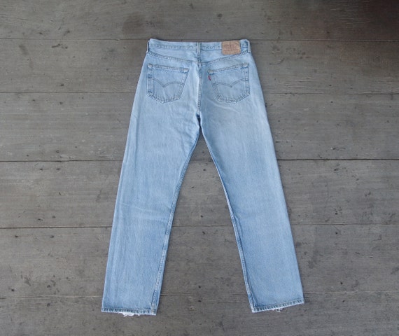 Faded Jeans Vintage Levis 501 W32 W33 L31.5 levis - Etsy Canada