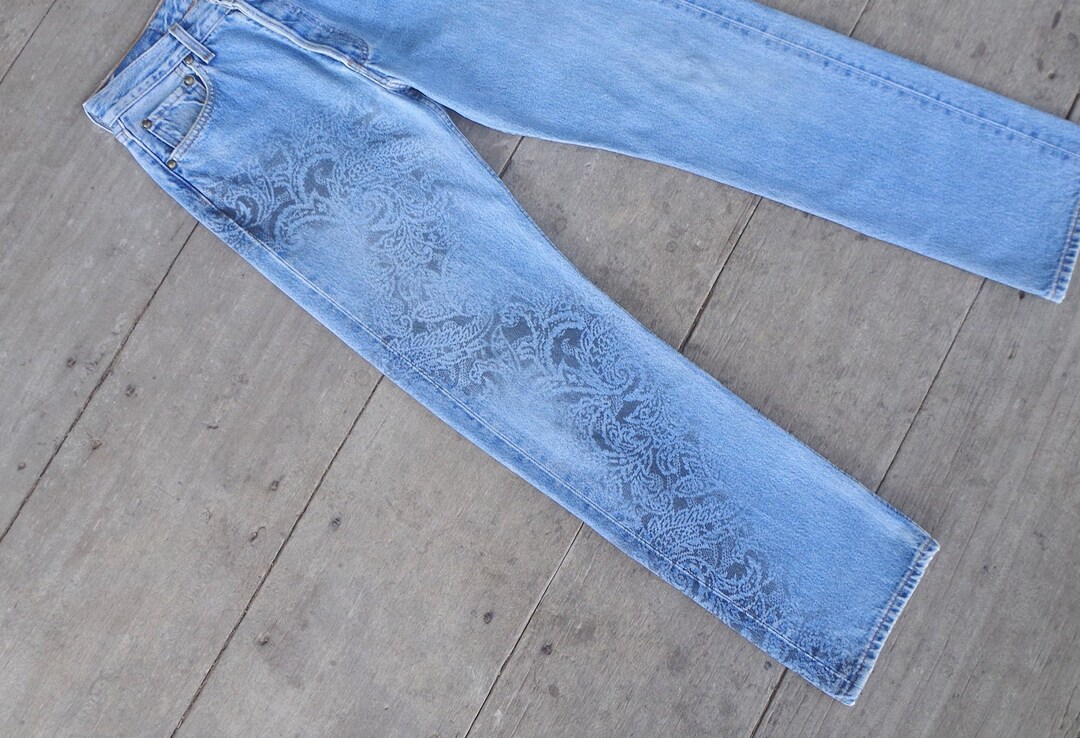 Vintage Levis 501 Jeans W28 L30: Japanese Custom Denim - Etsy