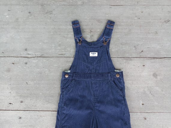 Vintage Oshkosh Kids Corduroy Overalls - Size 5T - Etsy