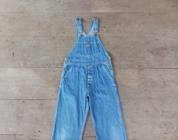 Vintage 60s Oshkosh Denim Overalls: Union Made Sanforized XS - Etsy
