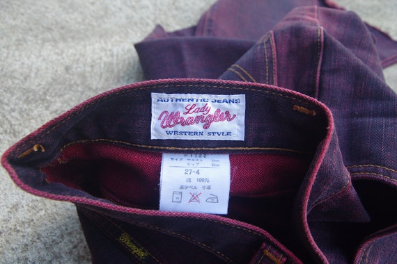 Beautiful ,Vintage jeans Wrangler W26.5 L 28.5,Wr… - image 8